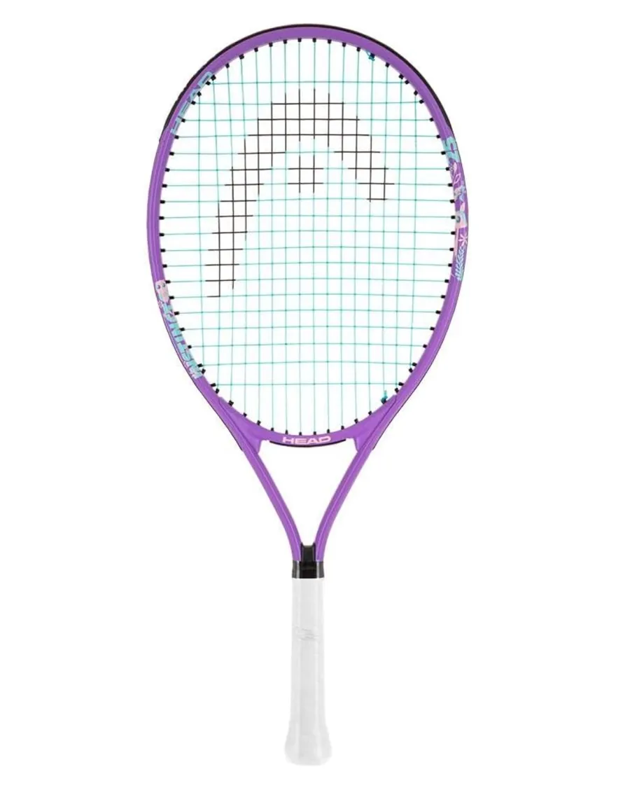 Purple Head junior tennis racket with white grip