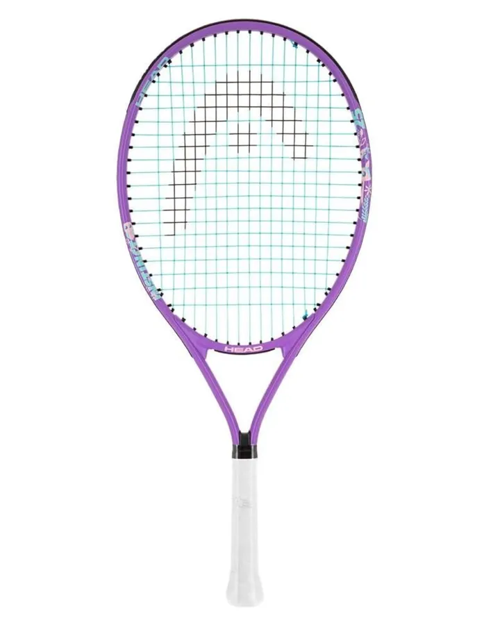 Purple Head junior tennis racket with white grip